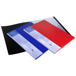 Protège-documents en polypropylène rigide avec porte étiquette 3 faces Up Line Opaque 40 vues - A4