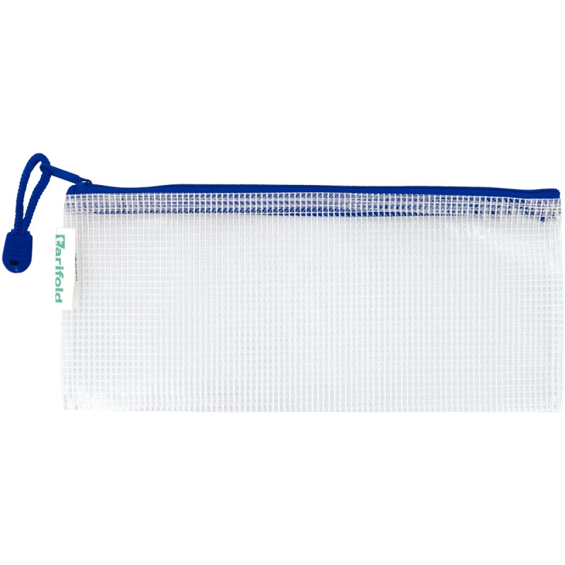 Pochette fourre-tout 250x115mm bleue