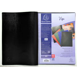 Protège-documents PVC - 40 vues - Vega opaque - A4