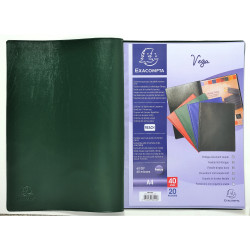Protège-documents PVC - 40 vues - Vega opaque - A4