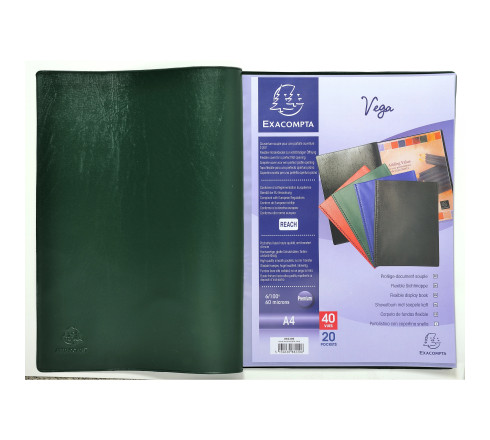 Protège-documents PVC - 40 vues - Vega opaque - A4