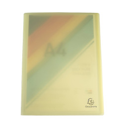 Protège-documents en polypropylène semi rigide Chromaline Pastel 60 vues - A4