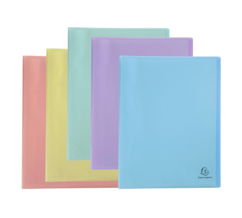 Protège-documents en polypropylène semi rigide Chromaline Pastel 60 vues - A4