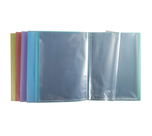 Protège-documents en polypropylène semi rigide Chromaline Pastel 60 vues - A4