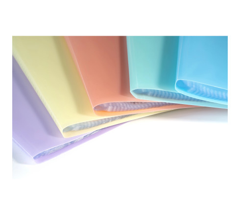 Protège-documents en polypropylène semi rigide Chromaline Pastel 60 vues - A4