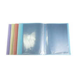 Protège-documents en polypropylène semi rigide Chromaline Pastel 60 vues - A4