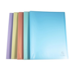 Protège-documents en polypropylène semi rigide Chromaline Pastel 60 vues - A4