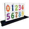 Puzzle UP recto/verso 48 pièces, l'alphabet et les chiffres