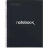 NOTEBOOK MIQUELRIUS format A4, 80 feuilles 90g, quadrillé 5x5, couvert