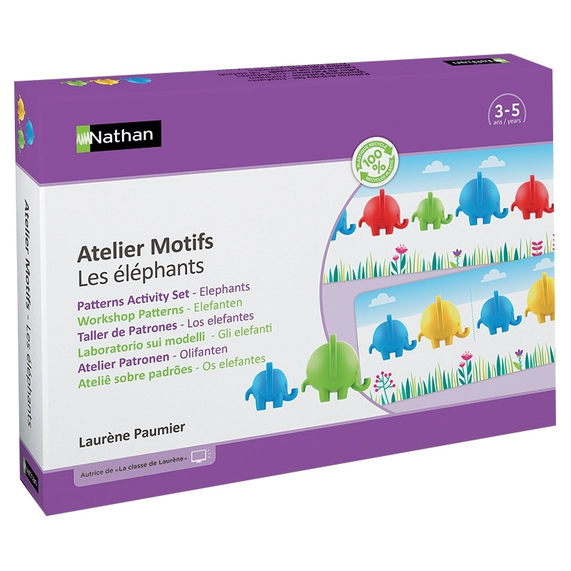 Atelier motifs, les éléphants