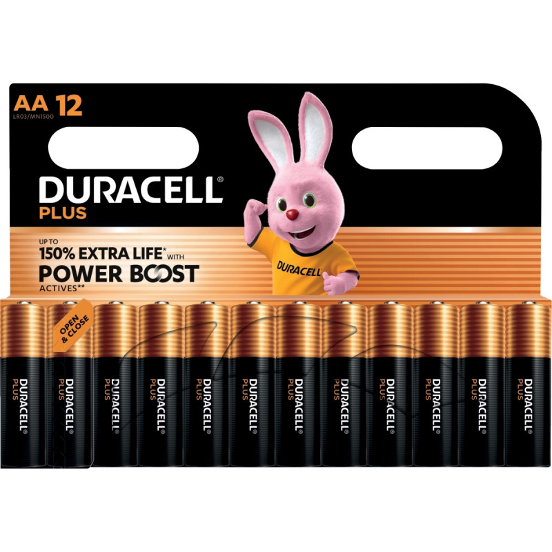 Blister 12 piles 1.5V PLUS POWERBOOST AA / LR06 / MN1500