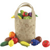 Sac en tissu + 16 fruits et légumes