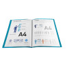 Protège-documents couverture carte semi rigide Teksto 40 vues - A4
