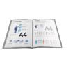 Protège-documents couverture carte semi rigide Teksto 40 vues - A4