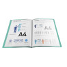 Protège-documents couverture carte semi rigide Teksto 40 vues - A4