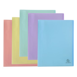 Protège-documents en polypropylène semi rigide Chromaline Pastel 120 vues - A4
