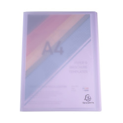 Protège-documents en polypropylène semi rigide Chromaline Pastel 120 vues - A4