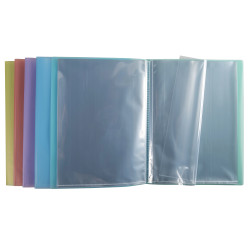 Protège-documents en polypropylène semi rigide Chromaline Pastel 120 vues - A4