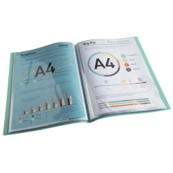 Protège-documents en polypropylène rigide recyclé Maïa 40 vues - A4