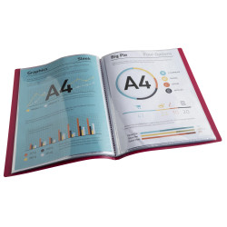 Protège-documents en polypropylène rigide recyclé Maïa 40 vues - A4