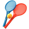 Lot de 12 raquettes de tennis + balles en mousse