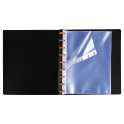 Protège-documents à anneaux avec pochettes détachables - 60 vues Exactive - A5