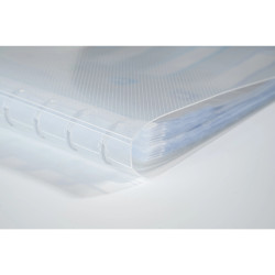 Protège-documents amovibles à anneaux polypropylène Crystal 60 vues - A4