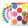 Pochette de 702 gommettes fractions