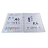 Protège-documents à anneaux et pochettes détachables KreaCover® 60 vues - A4