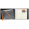 Porte cartes de visite Exacard à pochettes détachables 240 cartes Exactive® - 20x25cm