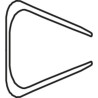 Boite de 15 baguettes à relier 18mm capacité 180 feuilles A4