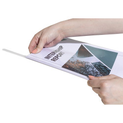 Boite de 25 baguettes à relier 3mm capacité 30 feuilles A4