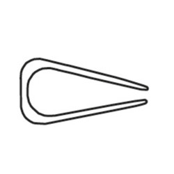 Boite de 25 baguettes à relier 3mm capacité 30 feuilles A4