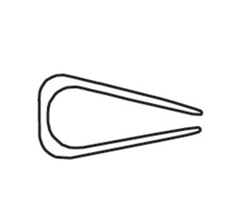 Boite de 25 baguettes à relier 3mm capacité 30 feuilles A4