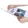 Boite de 25 baguettes à relier 6mm capacité 60 feuilles - A4
