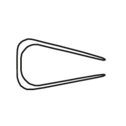 Boite de 25 baguettes à relier 6mm capacité 60 feuilles - A4