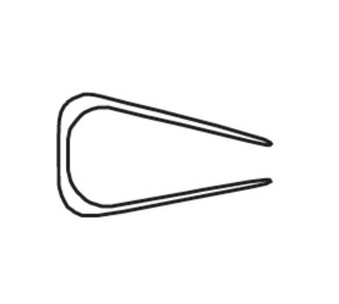 Boite de 25 baguettes à relier 6mm capacité 60 feuilles - A4
