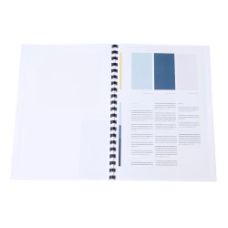 Boite 100 reliures spirales plastique 8mm