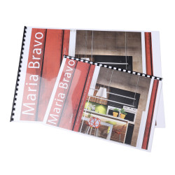Boite 100 reliures spirales plastique 8mm