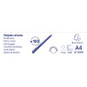 Boite 100 reliures spirales plastique 12mm