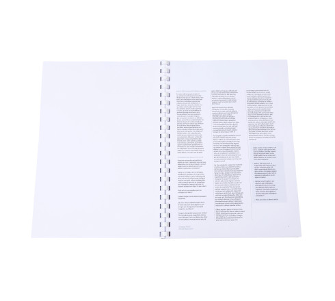 Boite 100 reliures spirales plastique 12mm