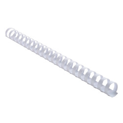 Boite 100 reliures spirales plastique 20mm