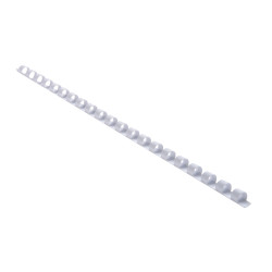 Boite 25 reliures spirales plastique 8mm