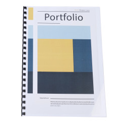 Boite 25 reliures spirales plastique 8mm