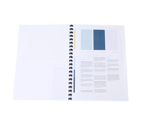 Boite 25 reliures spirales plastique 8mm