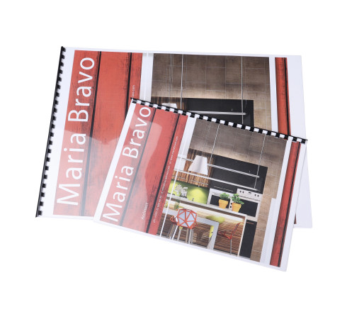 Boite 25 reliures spirales plastique 8mm