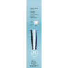 Boite 25 reliures spirales plastique 12mm