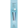 Boite 25 reliures spirales plastique 16mm