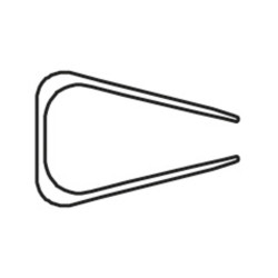 Boite de 25 baguettes à relier 9mm capacité 90 feuilles - A4