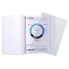 Sachet de 10 chemises de présentation pour relier avec Serodo PVC lisse 20x100e - A4